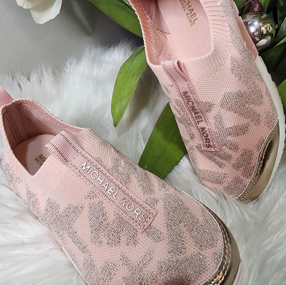 MICHAEL Michael Kors Girls' Allie Sock Slip-On Sneakers new - Picture 2 of 11